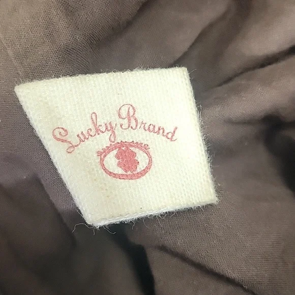 Lucky Brand Brown Leather Crossbody Bucket Shoulder Bag - Picture 10 of 11